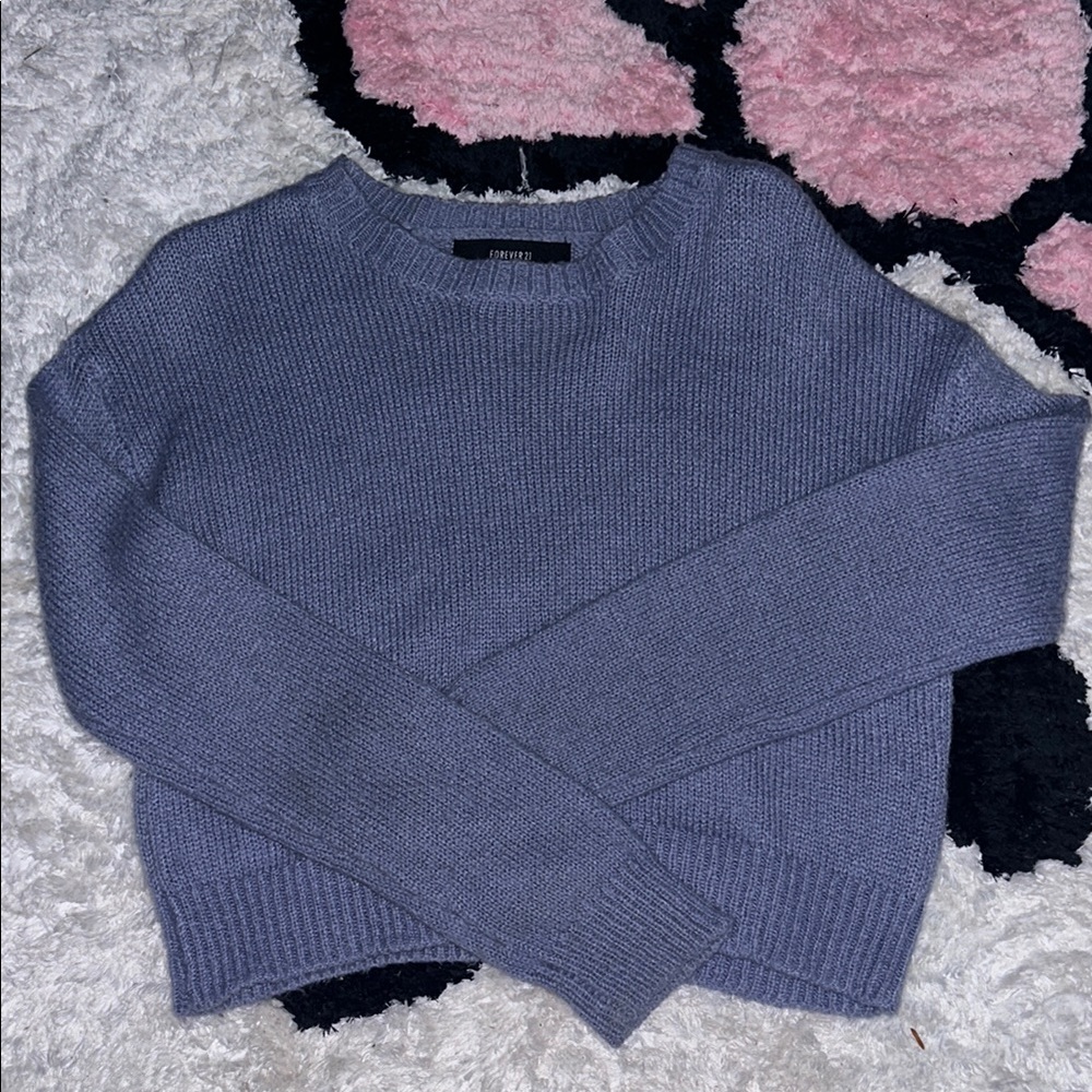 Cozy baby blue Sweater